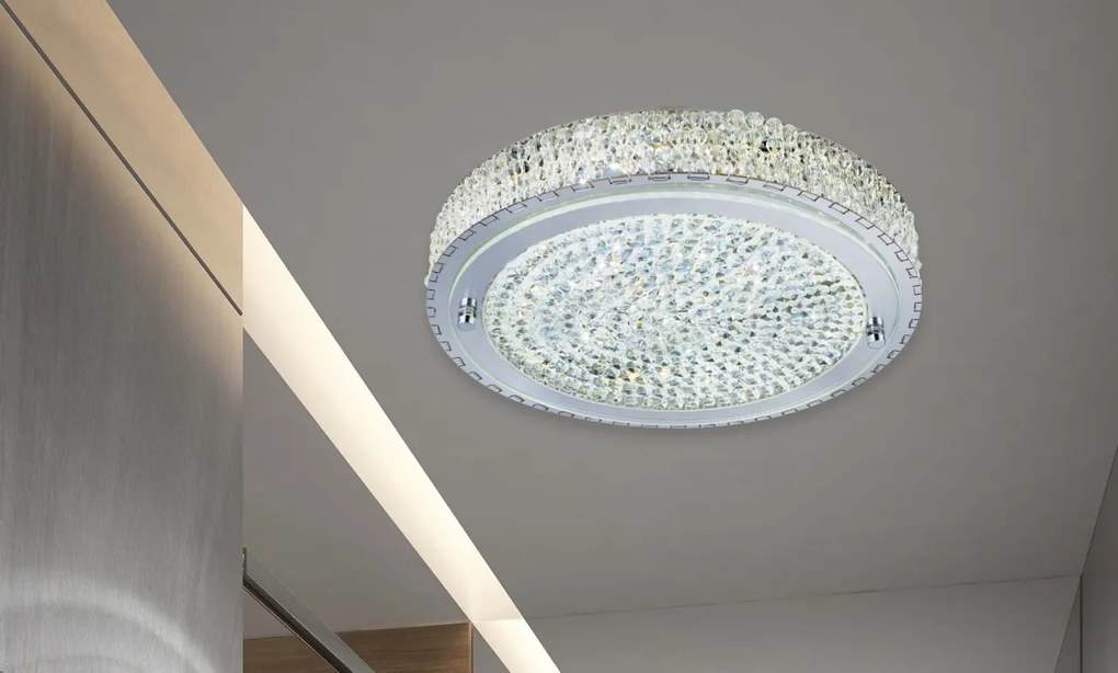 Lustra LED moderna design elegant 40cm Flush 2714CC SRT