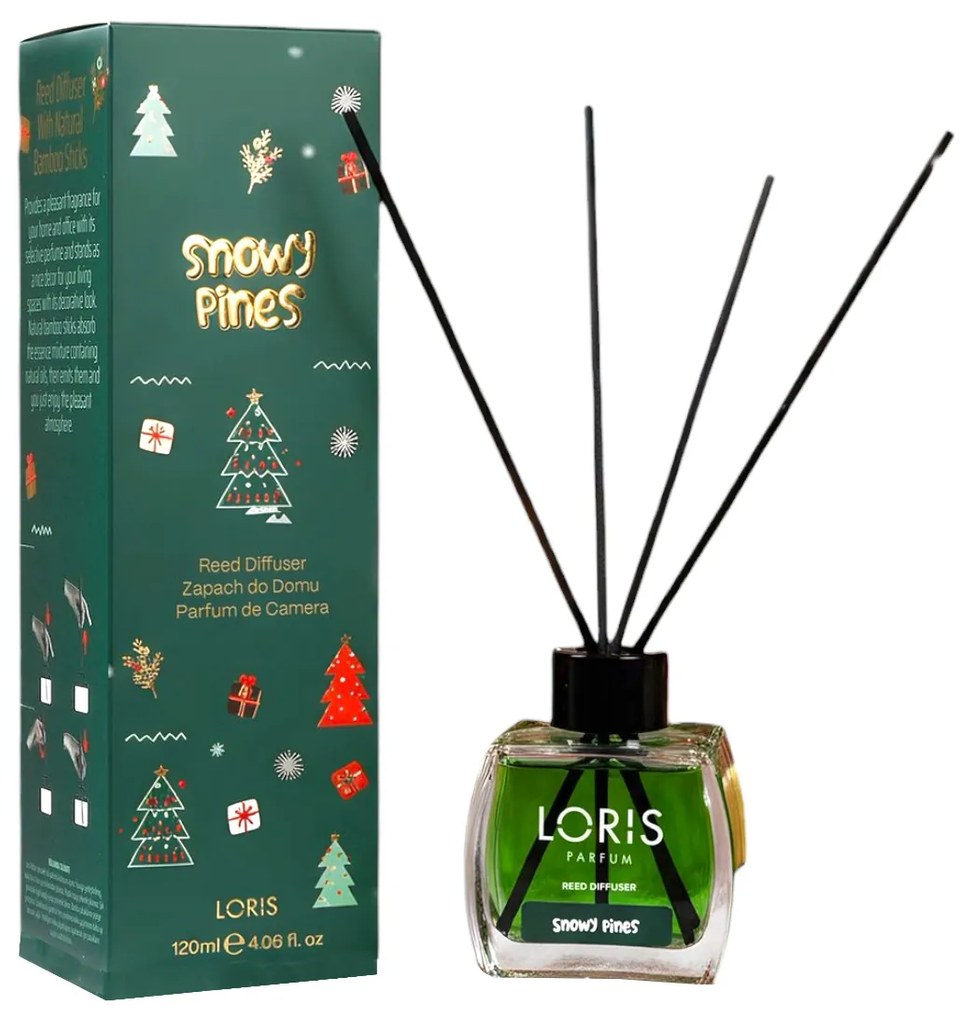 Parfum odorizant de camera pentru Craciun, 120 ml, Snowy Pines, OC02