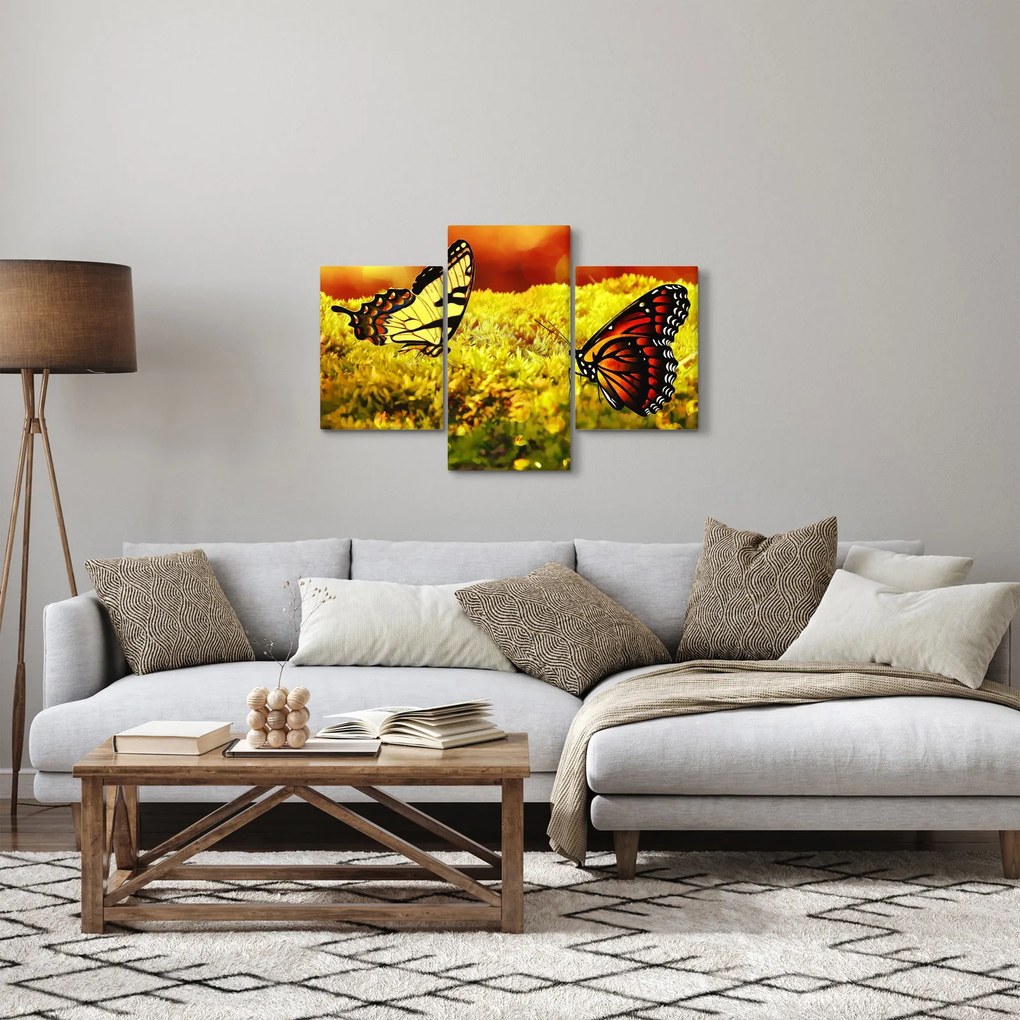 Tablou cu fluturi (90x60 cm)