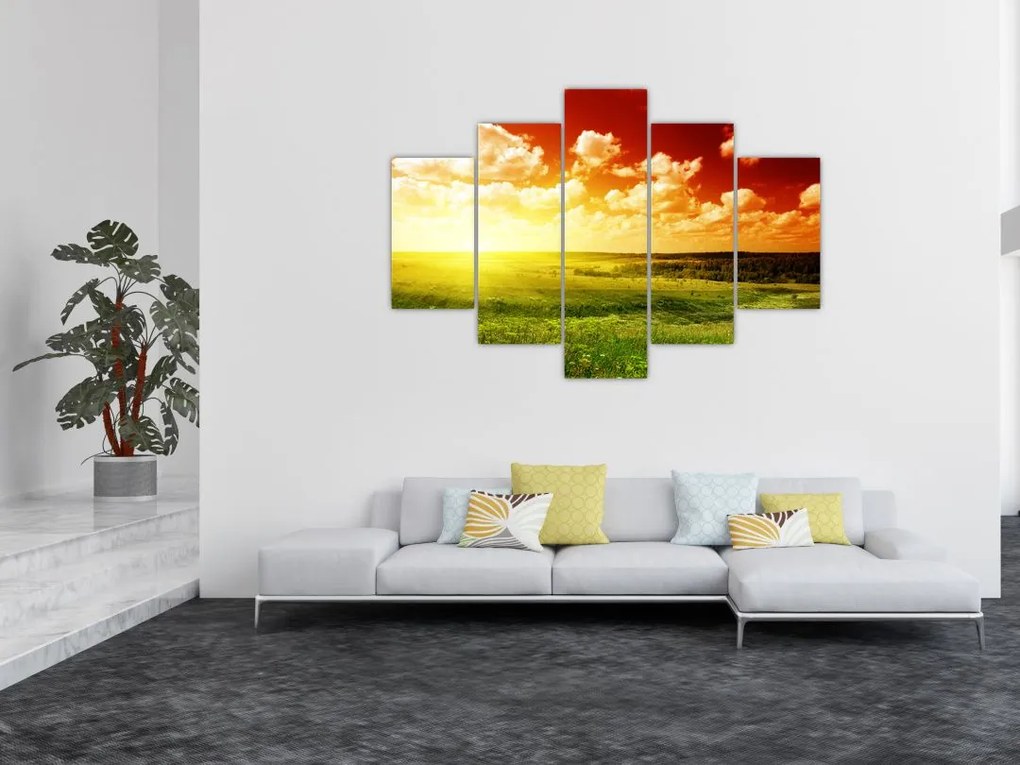 Tablou cu furtuna de vară (150x105 cm)