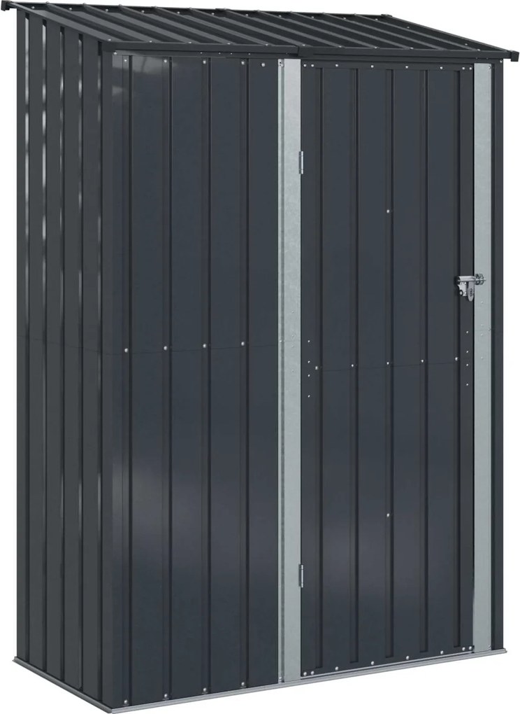 vidaXL Magazii pentru grădină Antracit 140,5 x 74 x 200 cm Metal