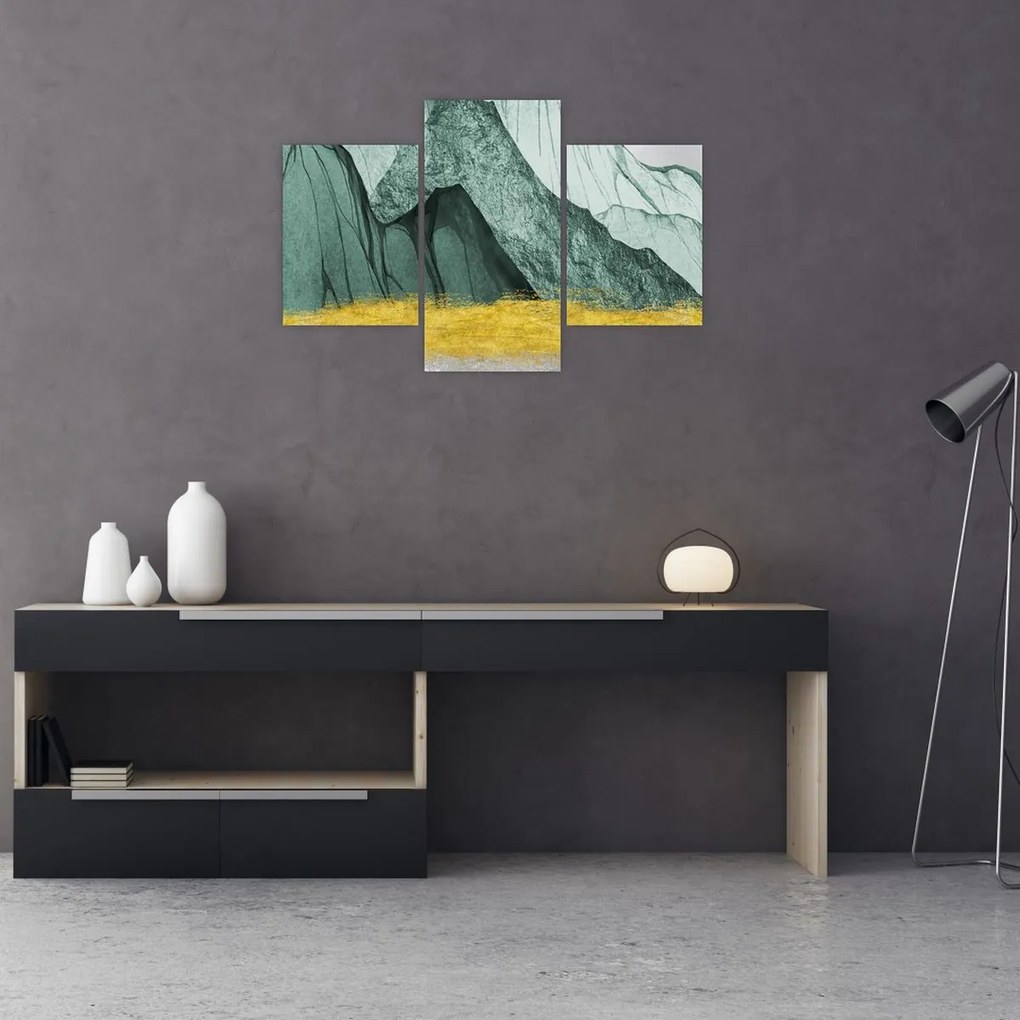 Tablou - Munții Smarald N⁰2 (90x60 cm)