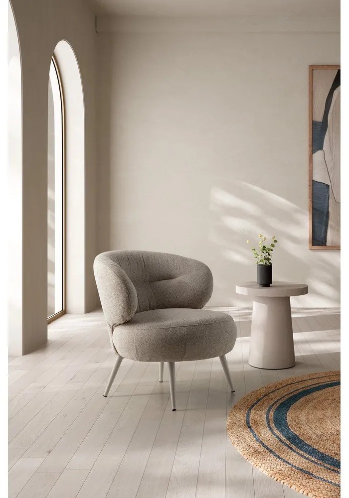 Fotoliu bej Liva – MOME