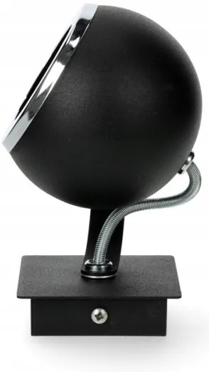 Spot de perete Argon 3638 KOS 1xGU10/5W/230V negru/crom