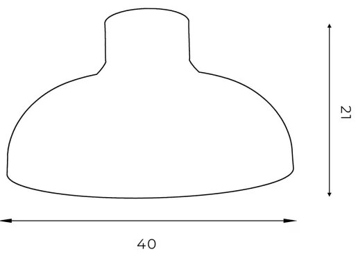 Lustră aplicată BASCA 1xE27/60W/230V