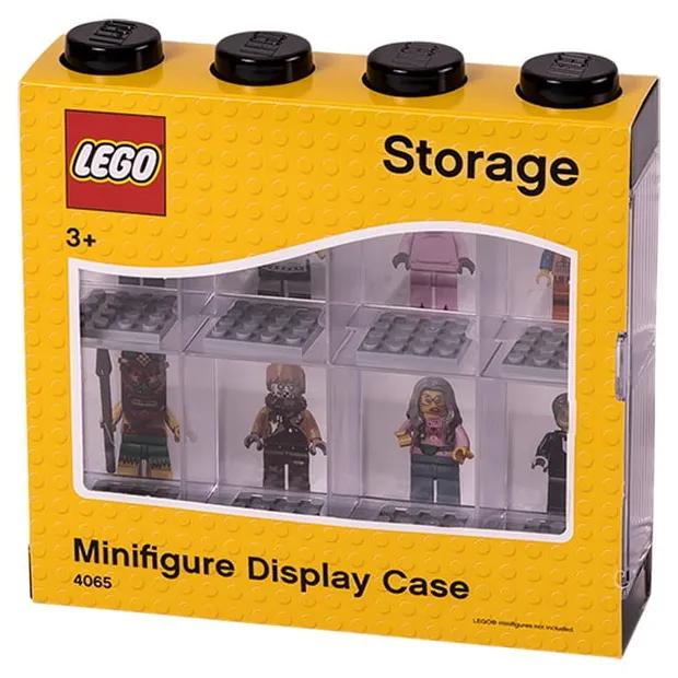 Cutie pentru 8 minifigurine LEGO®, alb - negru