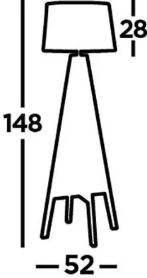 Lampadar/Lampa de podea cu trepied Easel
