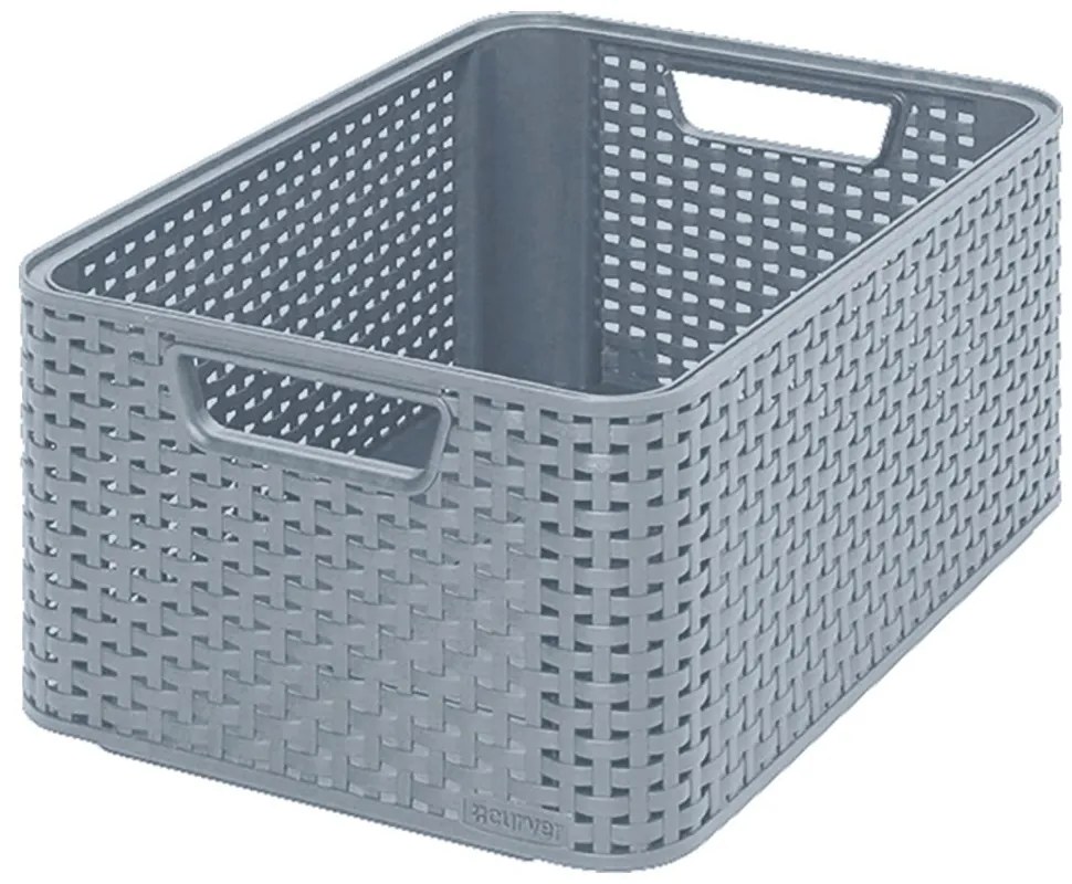 Coș de depozitare Curver Style, 18 l, gri