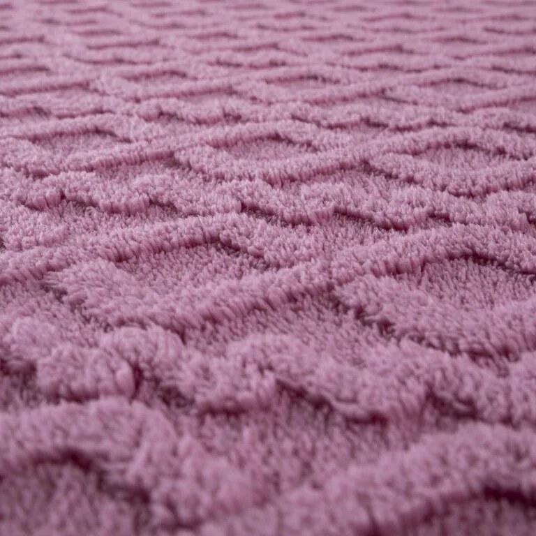 Cearşaf elastic cu blăniţă INVERNO, culoare mure 90 x 200 cm