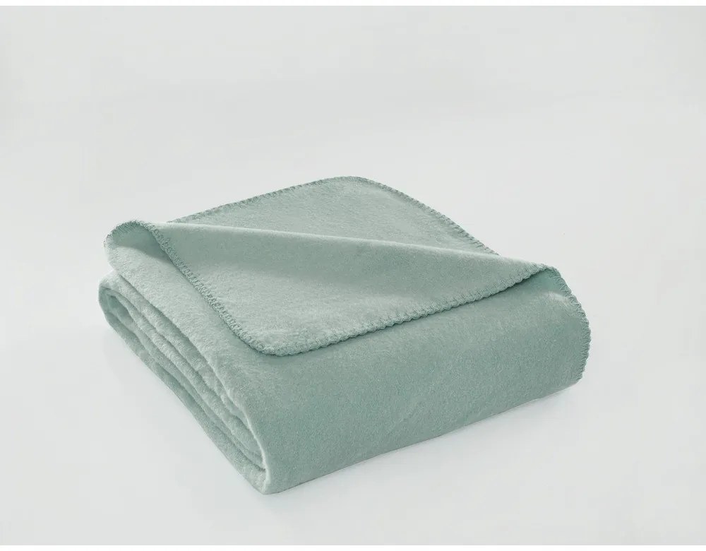 Pătură verde-mentă din polar, fleece 130x170 cm Brighton – Mijolnir