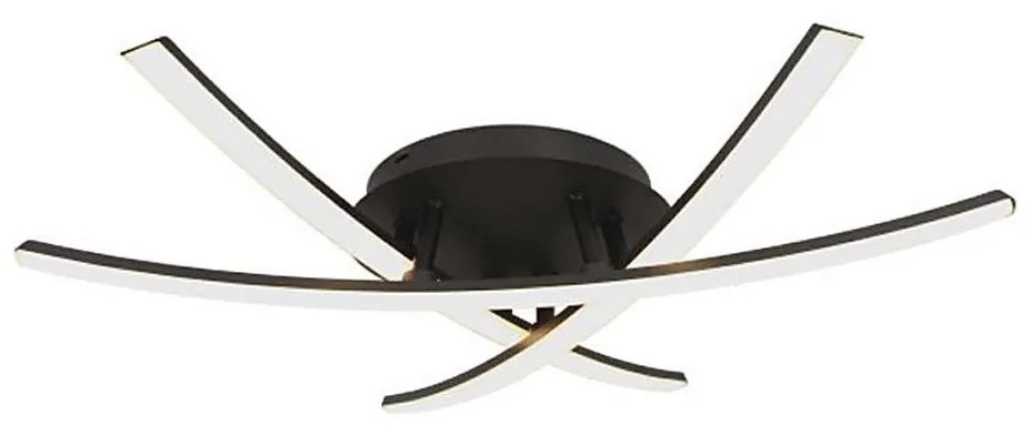 Plafonieră LED/20W/230V 3000K negru