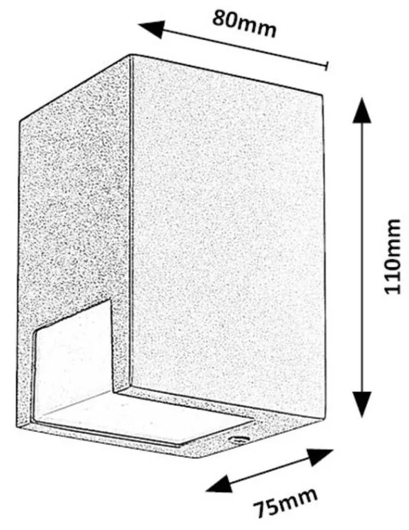 Aplica de perete exterior IP44 Cernon