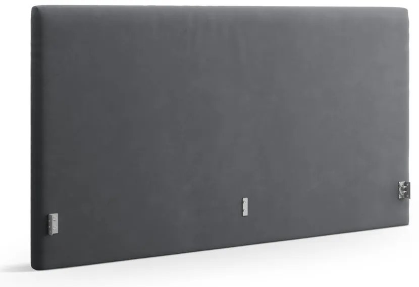 Tăblie de pat gri tapițată 170,5x100 cm Remo – Micadoni