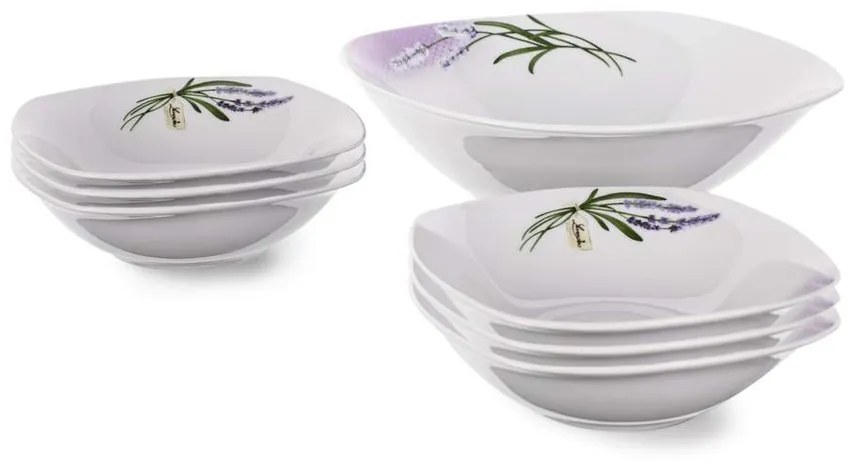 Set de boluri Banquet LAVENDER 7 piese
