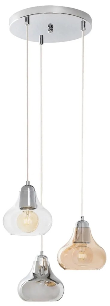 Lustra moderna cu 3 pendule Jezabel 7977 RX