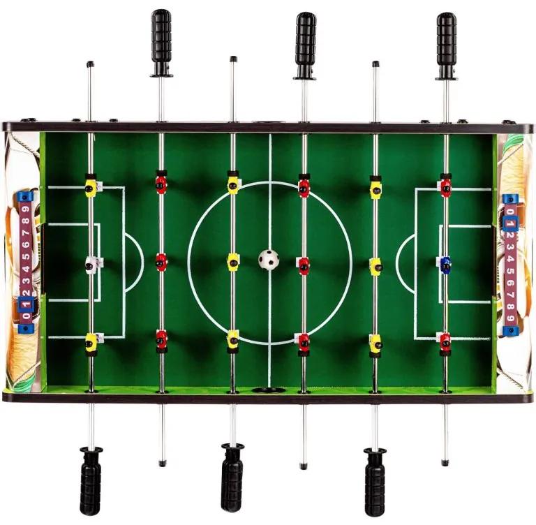 Mini fotbal de masă cu picioare și imprimeu - 70x37x25 cm
