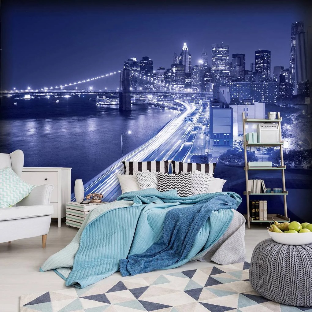 Fototapet - New York Brooklyn Bridge City (152,5x104 cm)