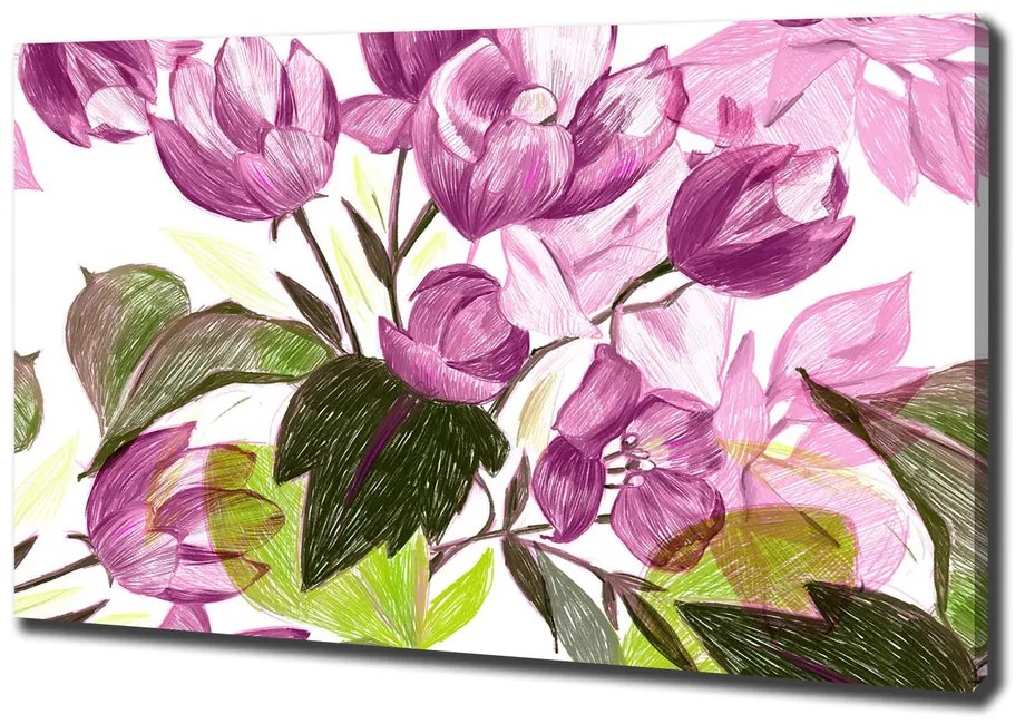 Tablou pe pânză canvas Model floral