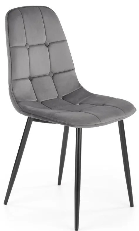 Scaun de dining KINDREL, 1 buc., gri