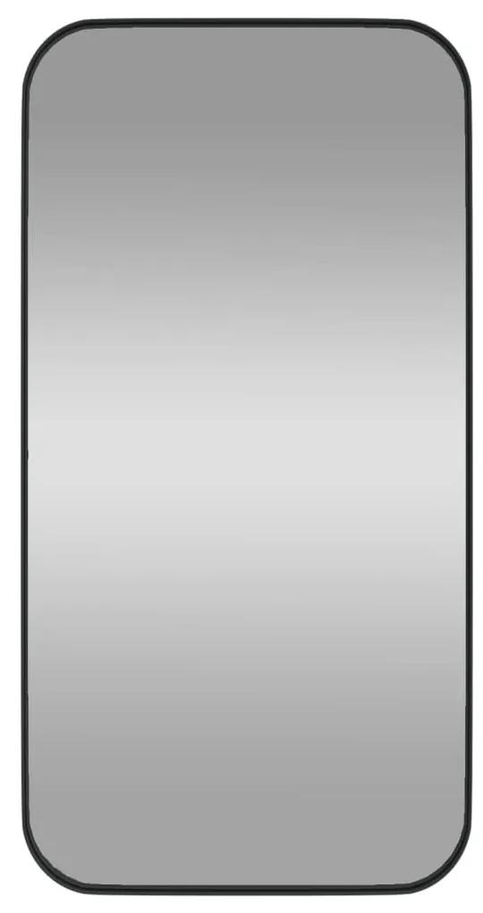 Oglinda de perete, negru, 30x60 cm, dreptunghiulara 1, Negru, 30 x 60 cm