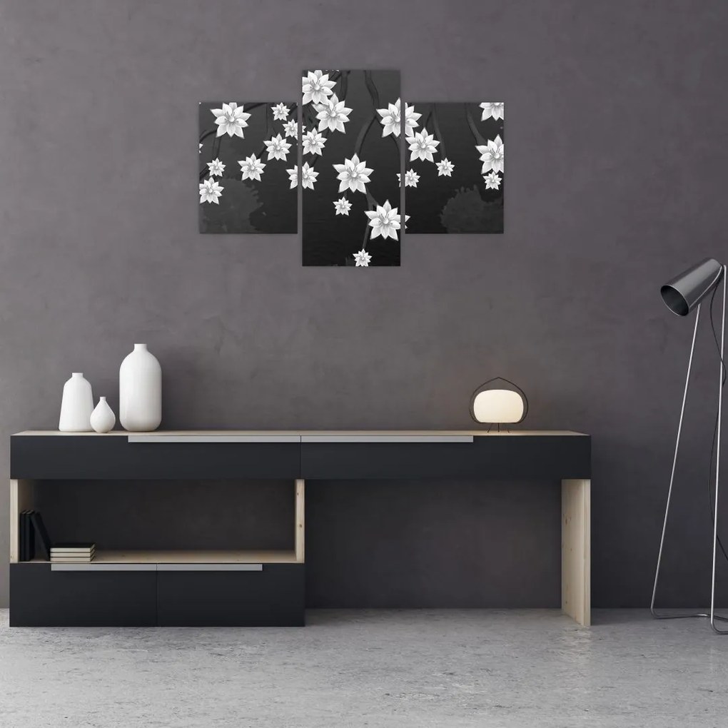 Tablou - Flori pe ramuri (90x60 cm)