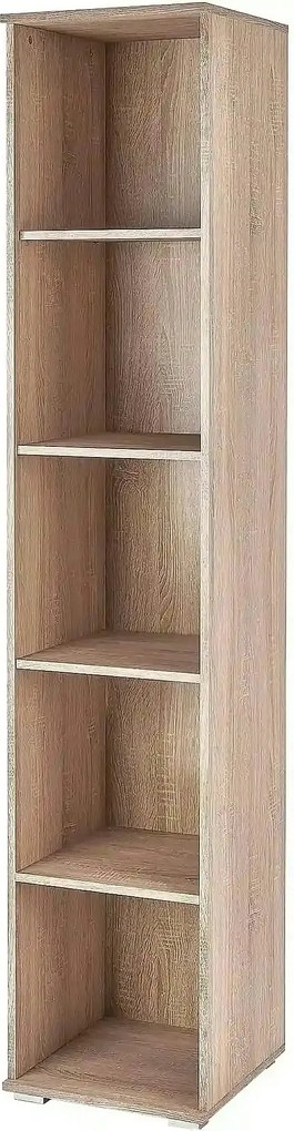 Biblioteca LIMA SL1, stejar sonoma, PAL laminat, 40x40x200 cm