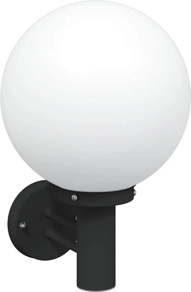 vidaXL Lumină de perete pentru exterior Negru 28 x 25 x 38 cm