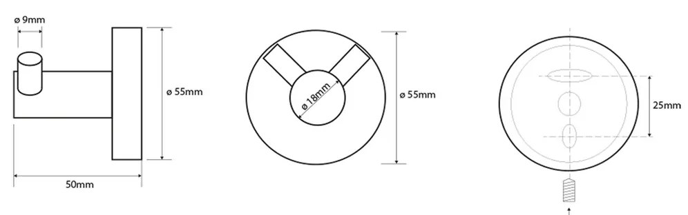 SAPHO XS200 X-Steel cârlig dublu, oțel inoxidabilperiat