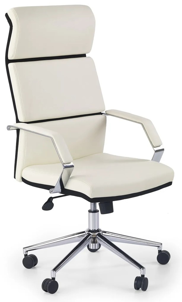 Fotoliu de birou Carter (Alb + negru). Promo -6%. 769655