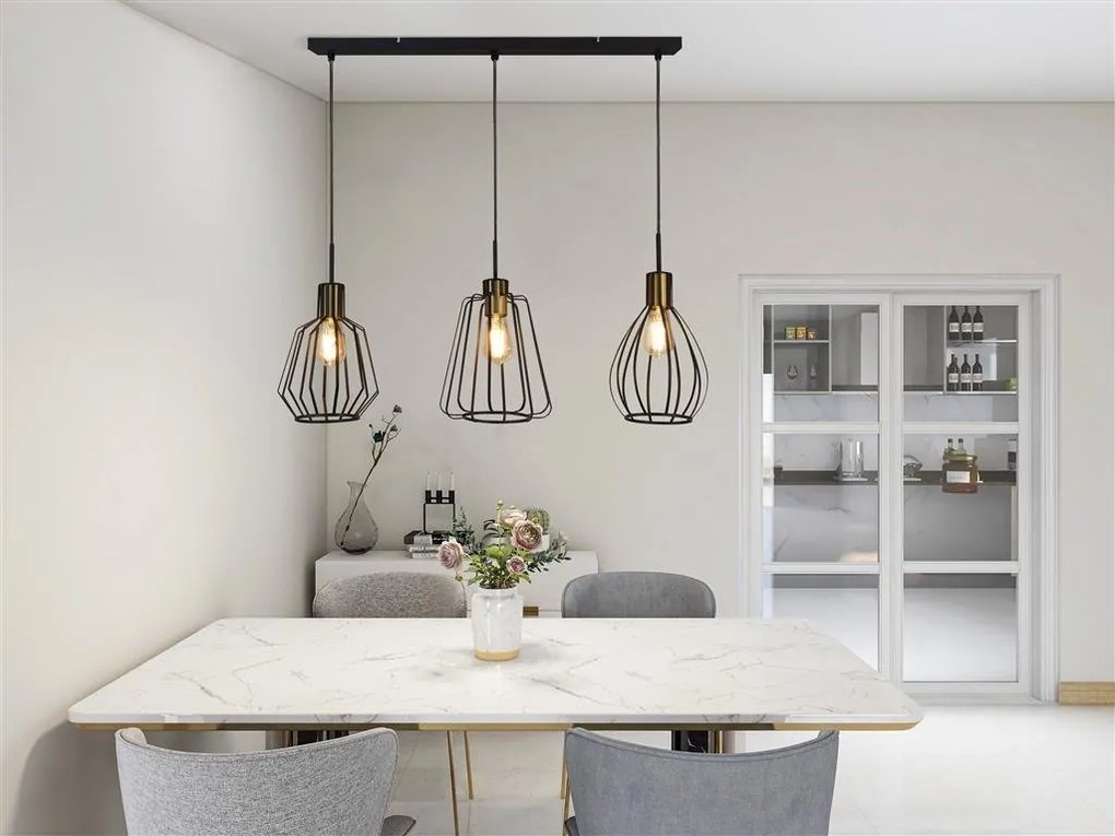 Lustra moderna cu 3 pendule Melbourne