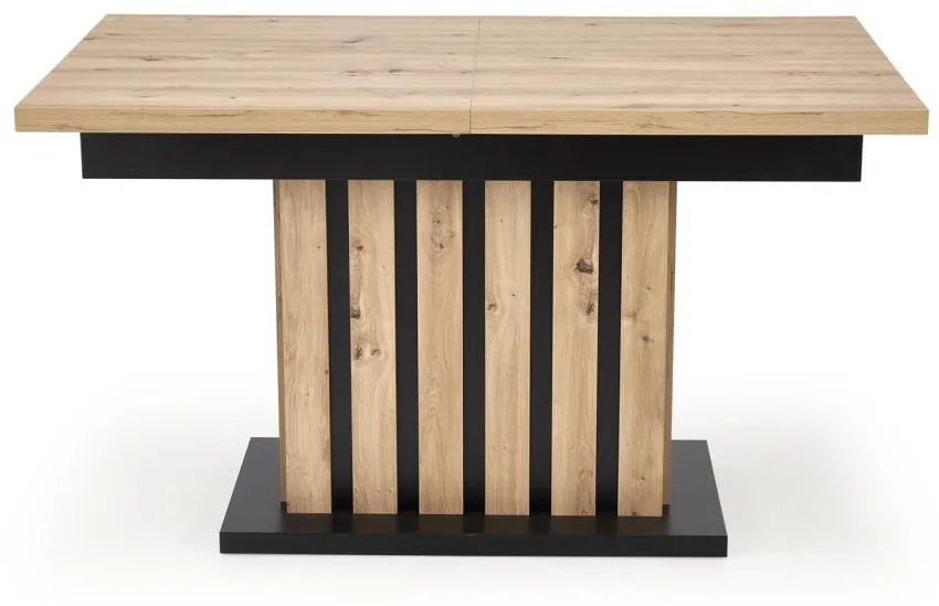 Masa extensibila Lamello stejar artizan/negru L160-210xl90xh76 cm