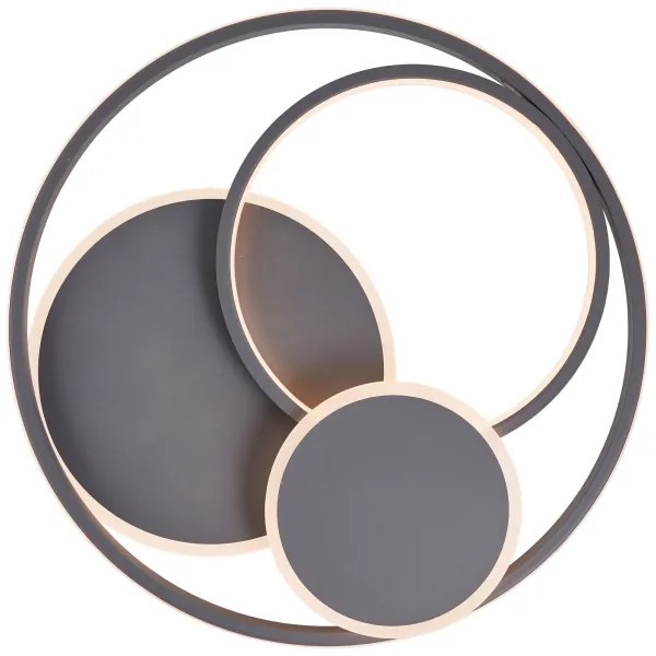 Plafonieră LED dimabilă Brilliant RUNDA LED/50W/230V 3000-6500K negru + telecomandă