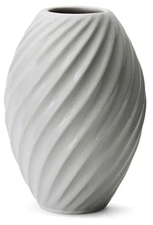 Vază din porțelan Morsø River, înălțime 16 cm, alb