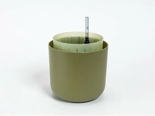 Plastia Ghiveci cu auto-apărare Tolita Air verde ,dia. 16 cm