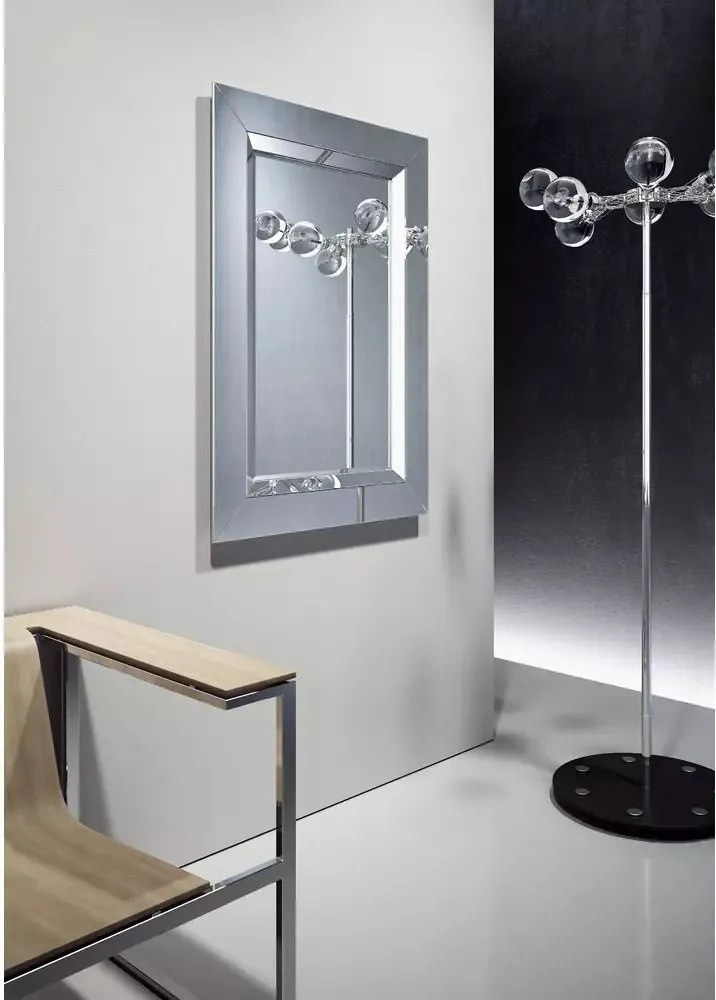 Oglinda reversibila dreptunghiulara Dubiel Vitrum Modena Silver 78x110 cm