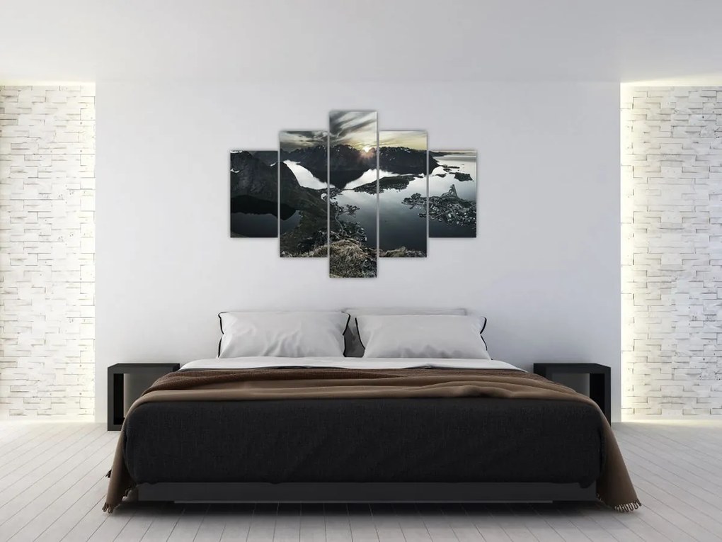 Tablou - Munții norvegieni (150x105 cm)