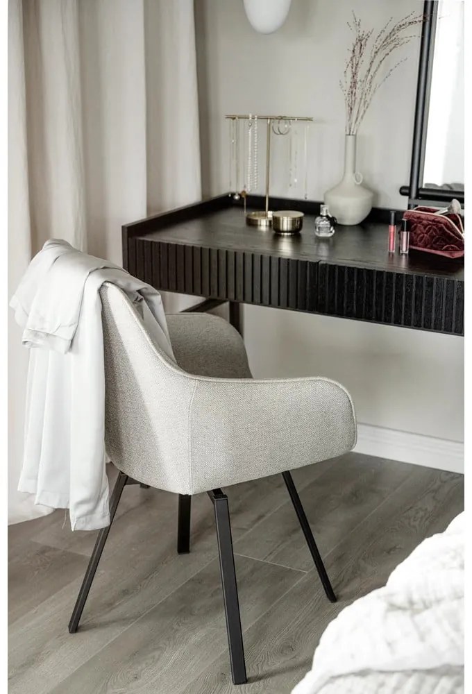 Masă de dining rotundă extensibilă din lemn de stejar ø 120 cm Filippa – Rowico