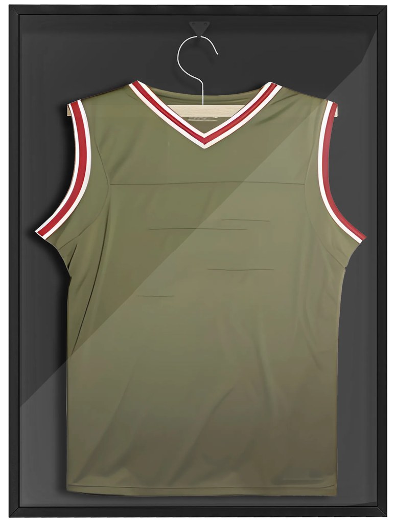 Cadru HOMCOM T-frame pentru tricou in aluminiu si acrilic cu protectie UV, 60 x 80 cm | Aosom Romania