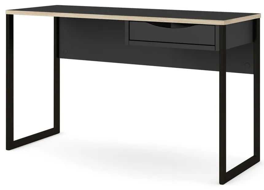 Birou Tvilum Function Plus, 130x48 cm, negru