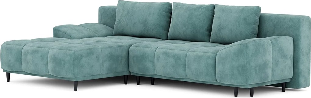 Coltar lemn masiv Odo Extensibil, 273 × 176 × 75 cm - Stânga