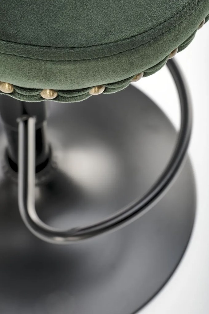 Scaun de bar H117 velvet verde