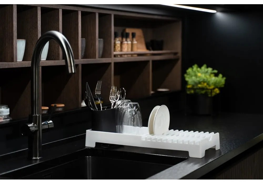 Scurgător de vase alb Vialli Design Livio Duo