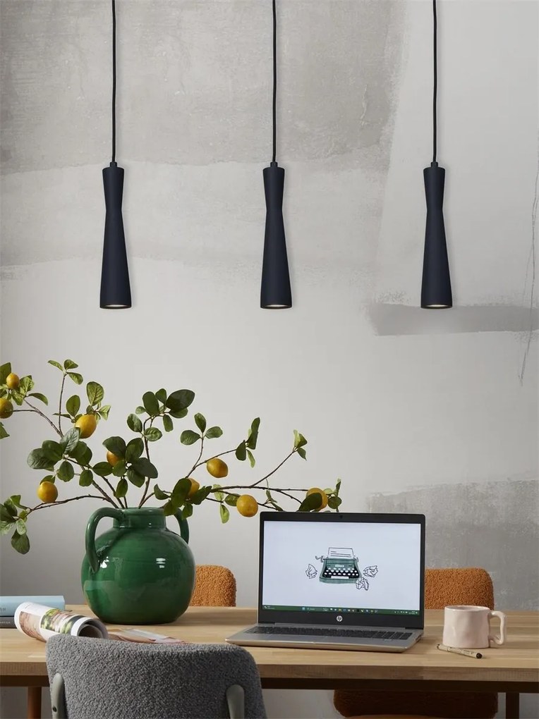 Pendul metal design modern Bordeaux negru