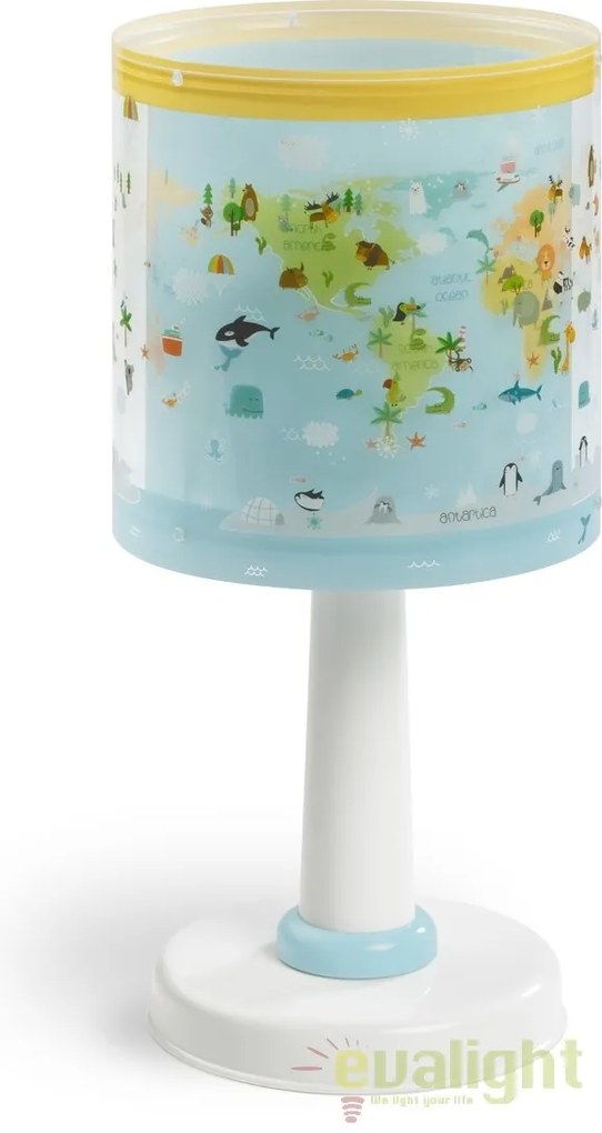 Veioza camera copii cu imagini imprimate, Baby World 40721 DB