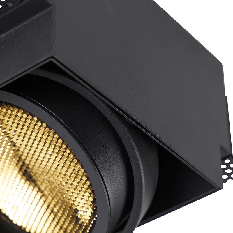 Spot integrat negru GU10 AR111 fără cadru - Oneon Honey