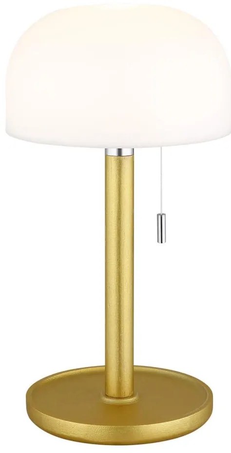 Lampă LED de masă Globo 21016M NORMAN LED/1,5W/3,7V 3000/4200/6000K alamă