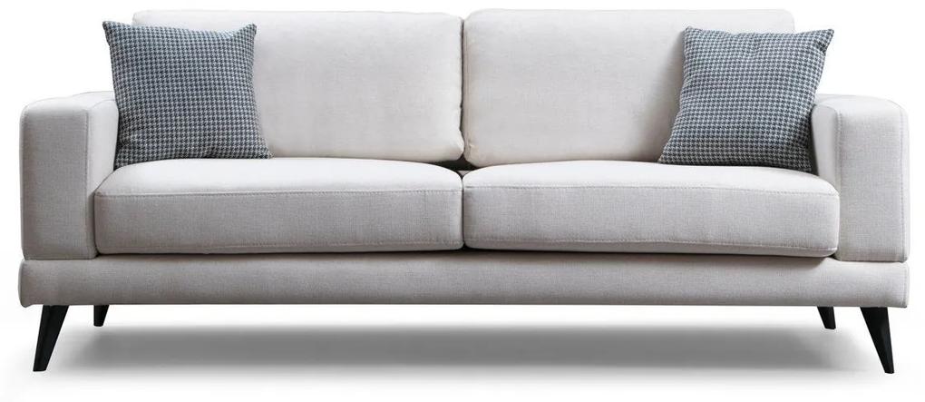 Canapea cu 3 Locuri Nordic, Bej, 210 x 85 x 90 cm