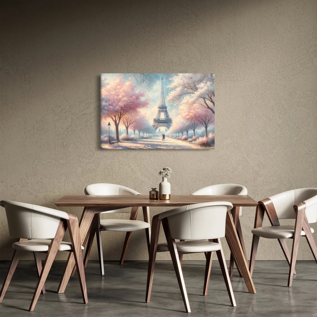 Tablou – Primăvară la Paris (90x60 cm)