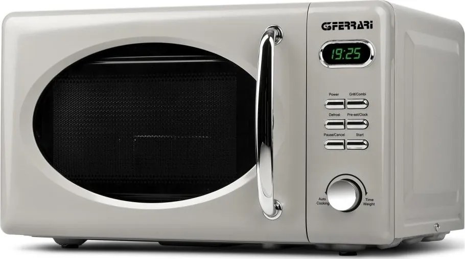 G3Ferrari G1015510 - Cuptor cu microunde cu grill, 1150 W/230 V, 20 l, crem