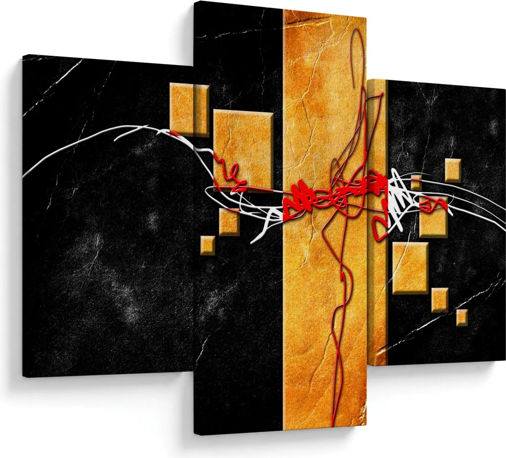 Tablou abstract - Dansatoare (90x60 cm)